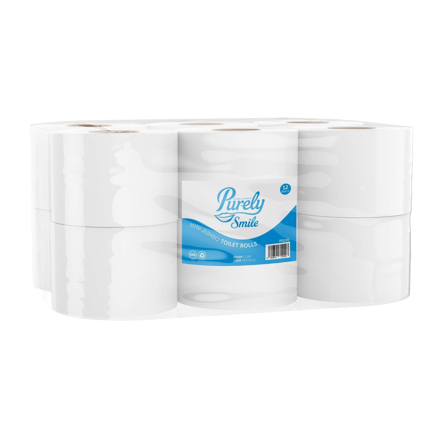 Purely Smile Toilet Roll 2ply Mini Jumbo
