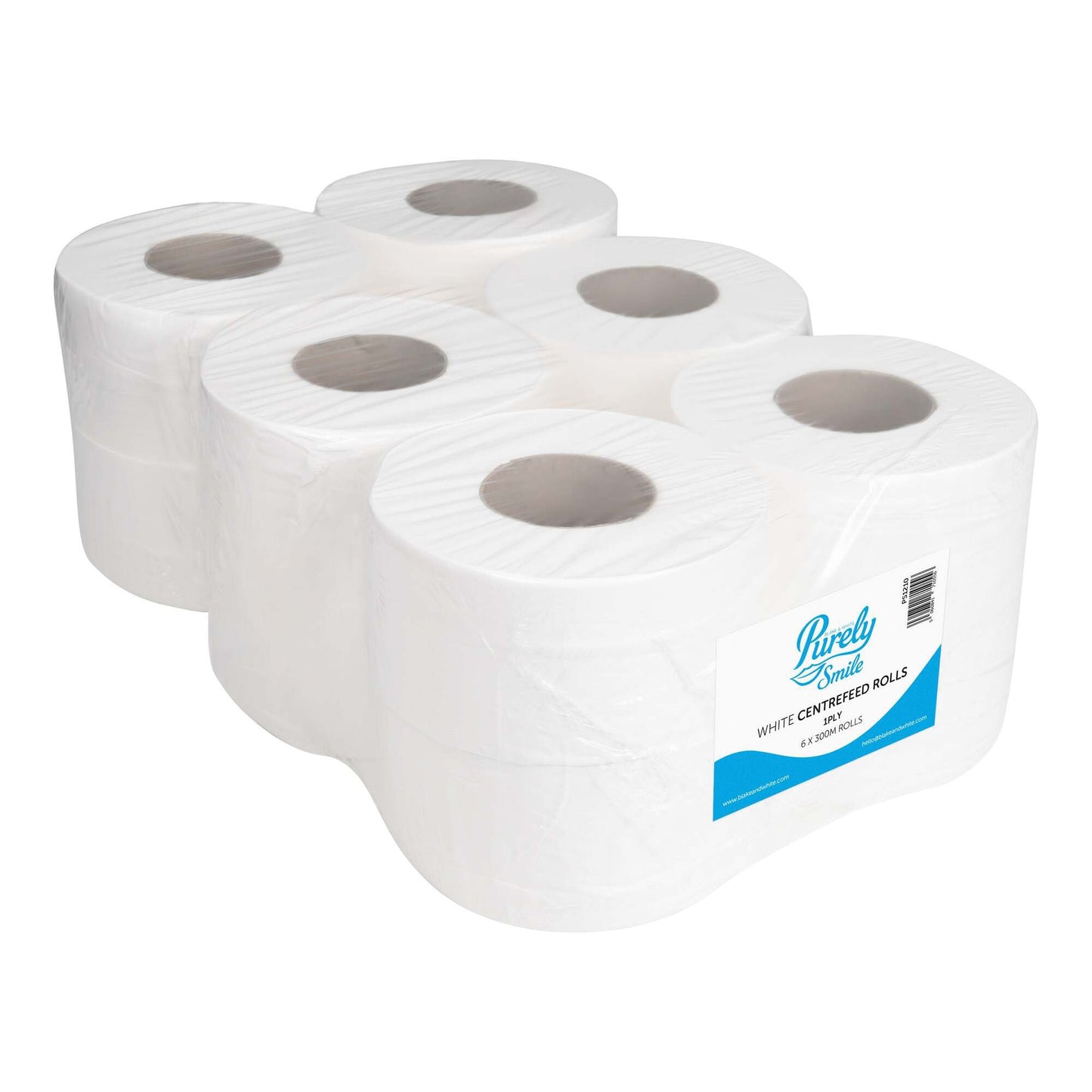 Purely Smile Centrefeed Rolls 1ply 300m