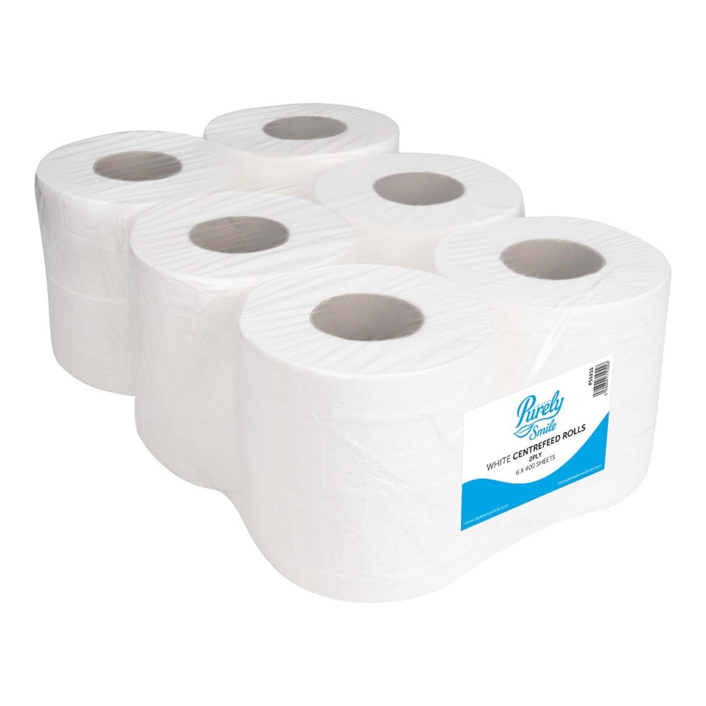 Purely Smile Centrefeed Rolls 2ply 400 S