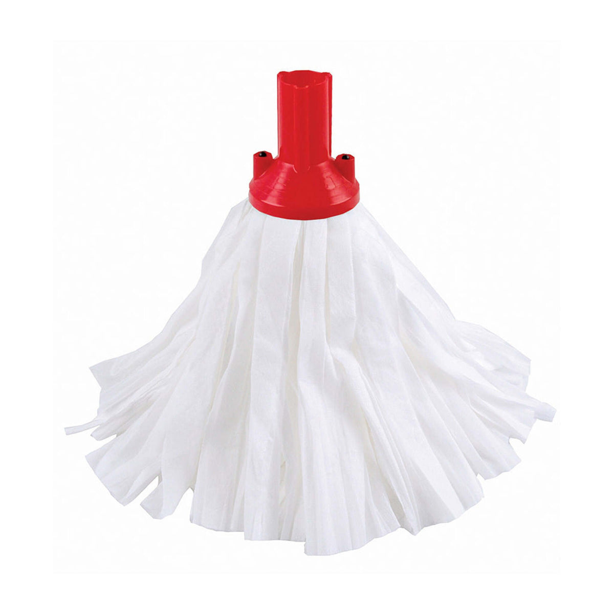 Purely Smile Big White Socket Mop Red