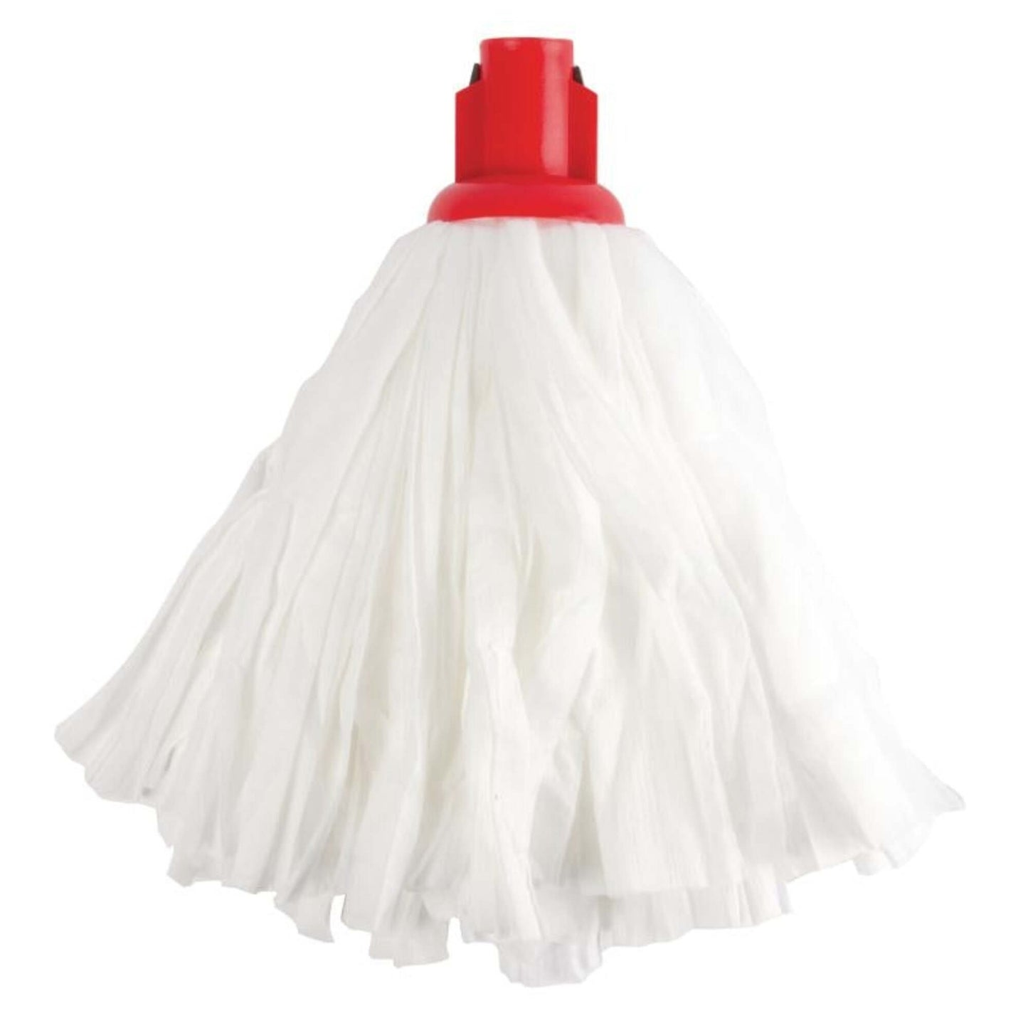 Purely Smile Big White Socket Mop Red Pack of 10