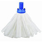 Purely Smile Big White Socket Mop Blue Pack of 10