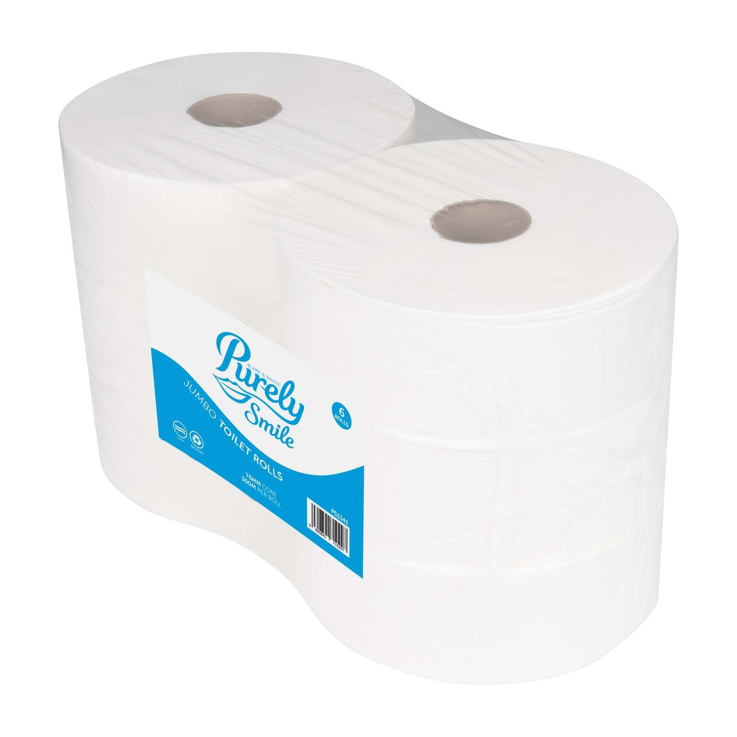 Purely Smile Toilet Roll 2ply Jumbo 300m