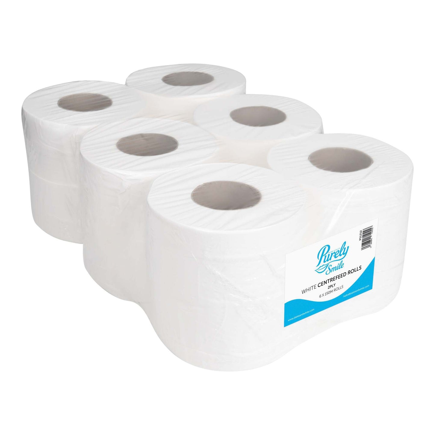 Purely Smile Centrefeed Rolls 2ply 150m