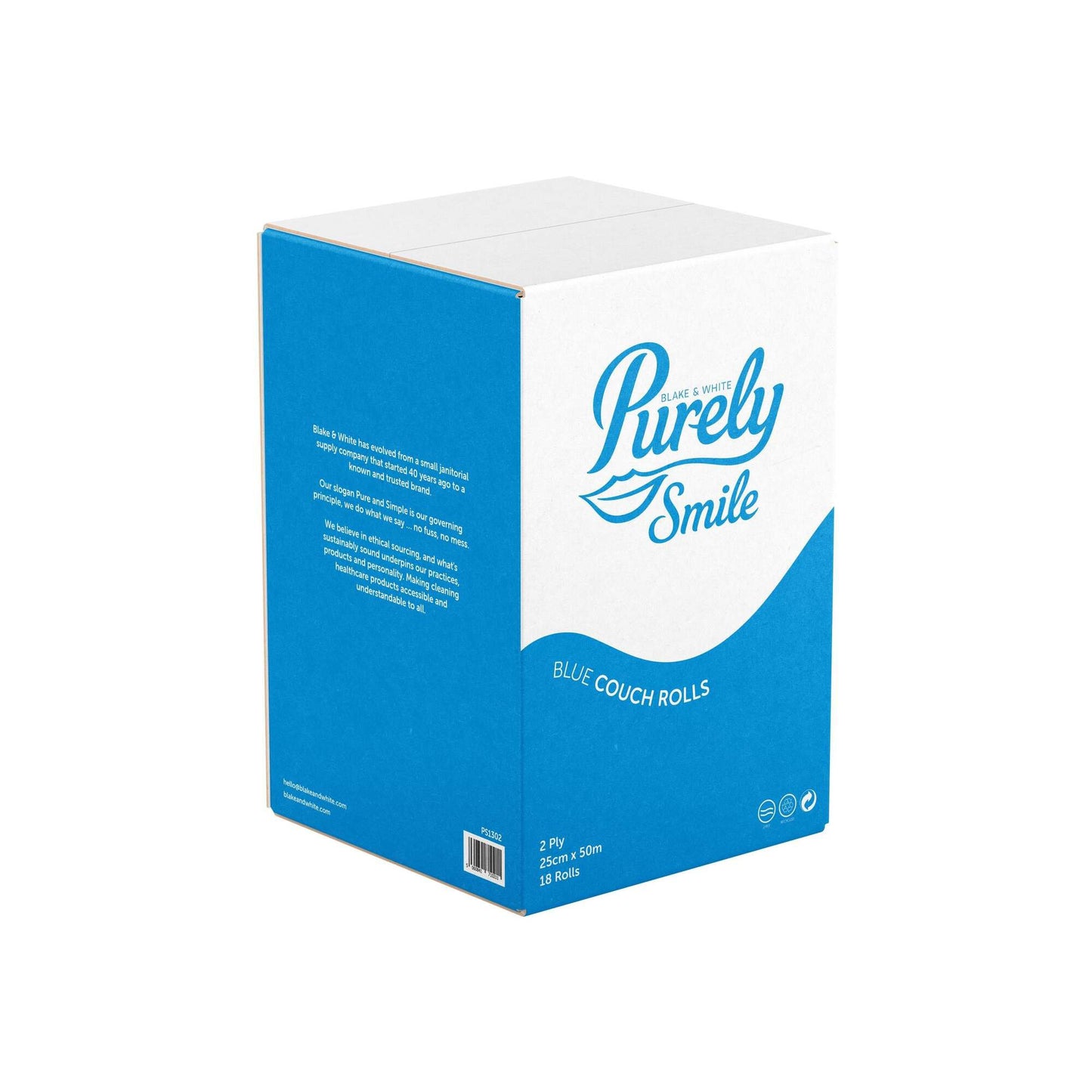 Purely Smile Couch Roll 25cm x 40m 2ply
