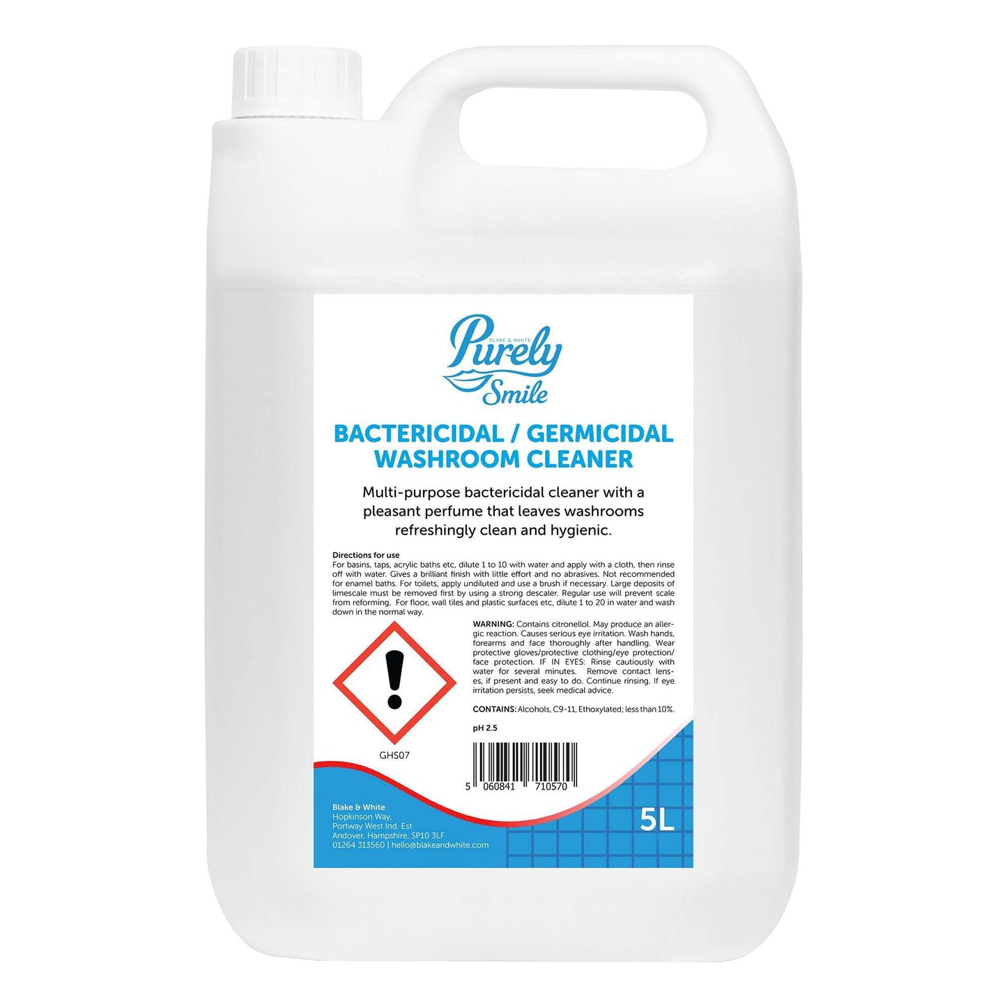 Purely Smile Washroom Cleaner Germicidal