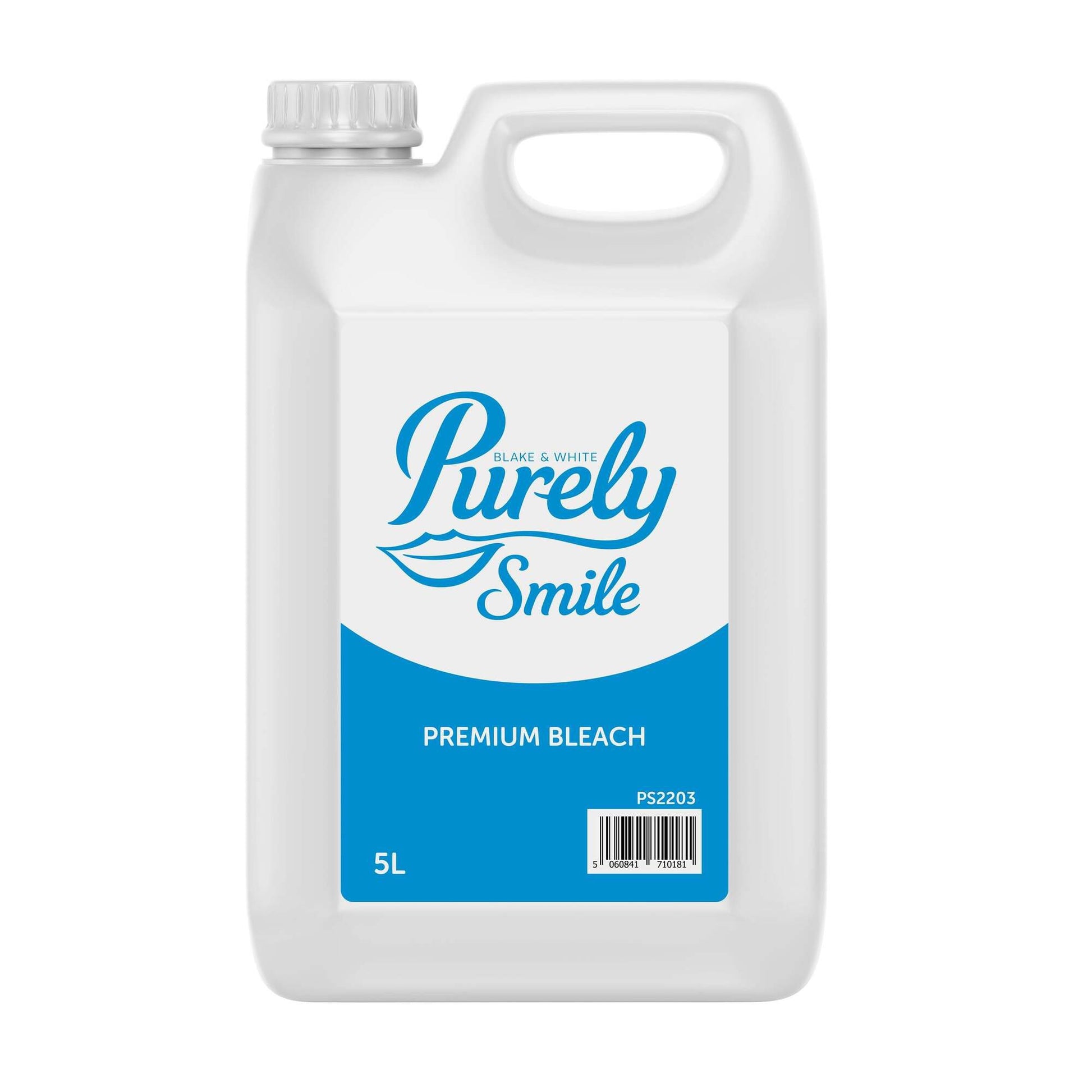 Purely Smile premium bleach container on a white background