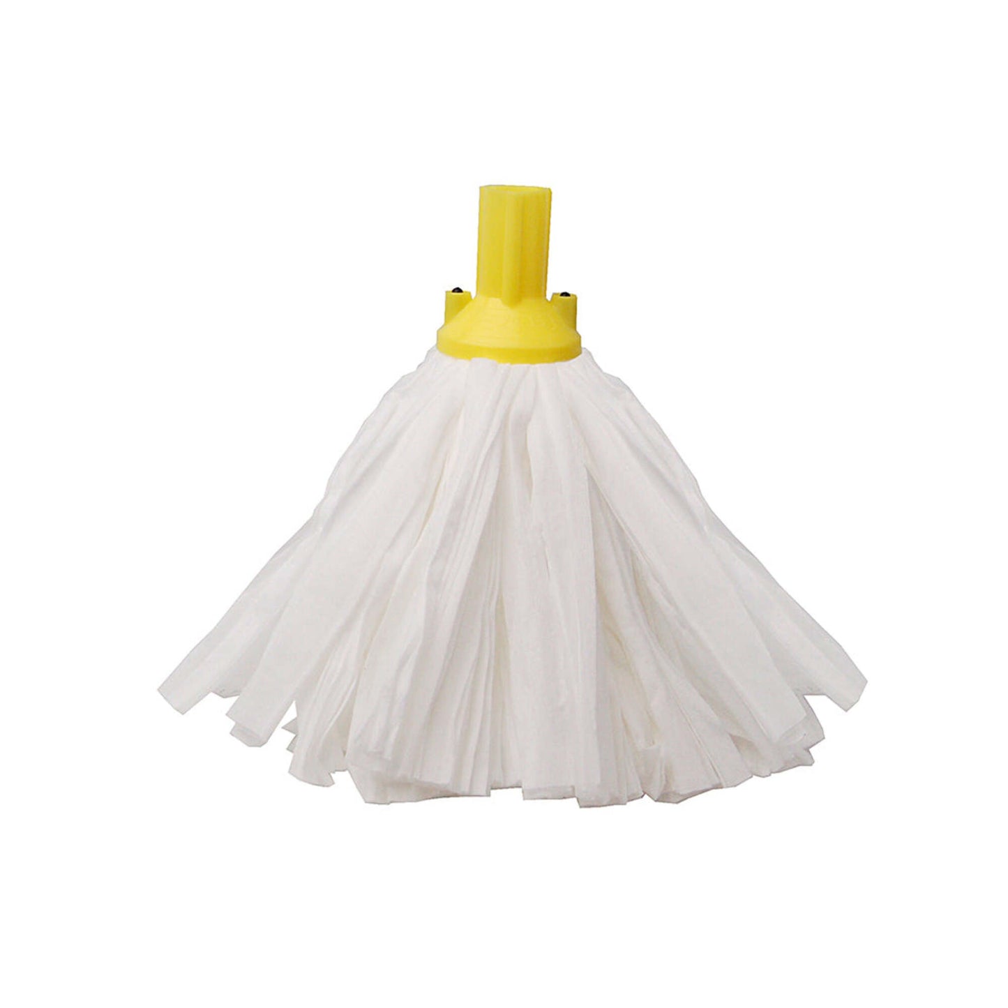Purely Smile Big White Socket Mop Yellow