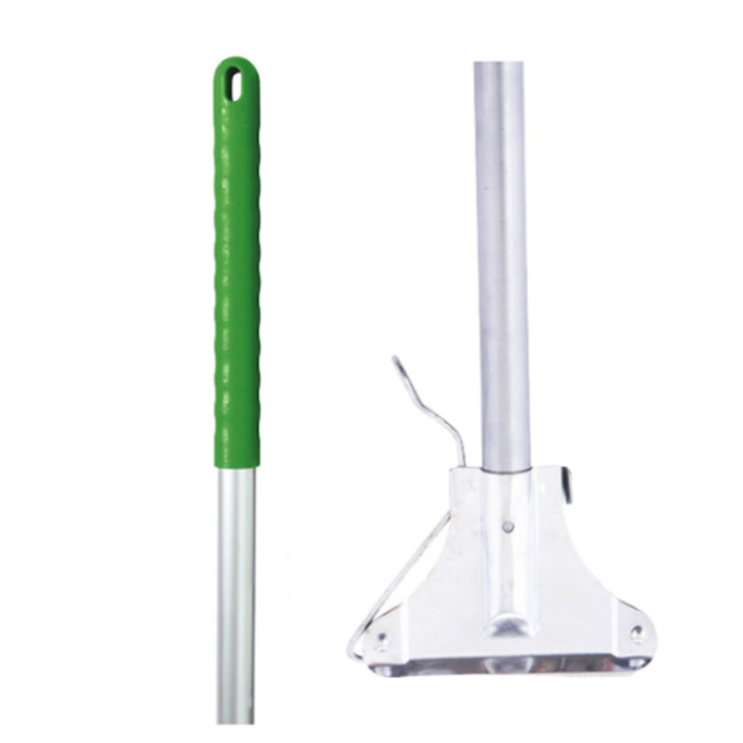 Purely Smile Kentucky Mop Handle Aluminium Metal Clip Green