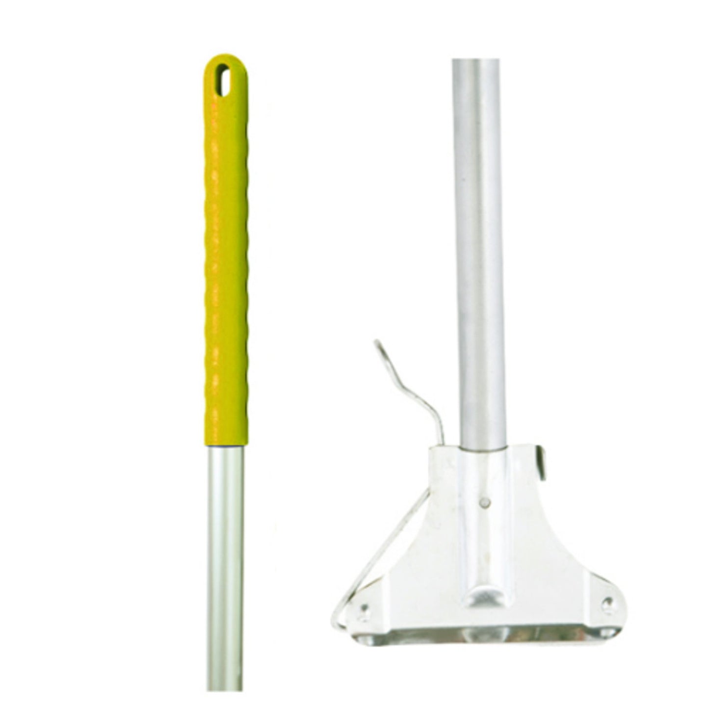 Purely Smile Kentucky Mop Handle Aluminium Metal Clip Yellow